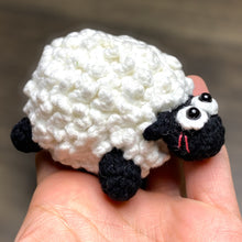Load image into Gallery viewer, Cute Sheep Friend Crochet Keychain K046
