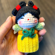 Load image into Gallery viewer, Cute Kimono Girl Crochet Keychain K010