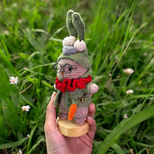 Load image into Gallery viewer, Double Bunny Wool Crochet Figure K0241