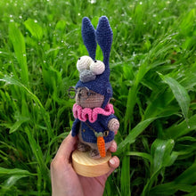 Load image into Gallery viewer, Double Bunny Wool Crochet Figure K0241
