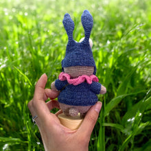 Load image into Gallery viewer, Double Bunny Wool Crochet Figure K0241
