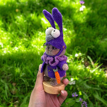 Load image into Gallery viewer, Double Bunny Wool Crochet Figure K0241