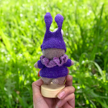 Load image into Gallery viewer, Double Bunny Wool Crochet Figure K0241