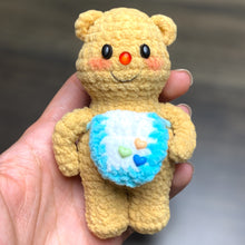 Load image into Gallery viewer, Cute Butter Bear Crochet Keychain K039