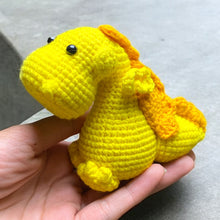 Load image into Gallery viewer, Cute Friendly Dragon Crochet Keychain K040