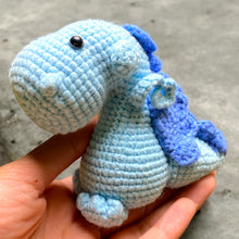 Load image into Gallery viewer, Cute Friendly Dragon Crochet Keychain K040