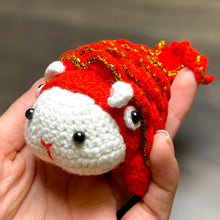Load image into Gallery viewer, Cute Japanese Koi Fish Bunny Crochet Keychain K043