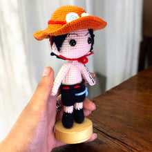 Load image into Gallery viewer, Fire Boy Crochet Figure K0203