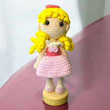 Load image into Gallery viewer, Royal Pink Girl Crochet Figure K0205