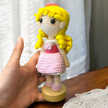 Load image into Gallery viewer, Royal Pink Girl Crochet Figure K0205