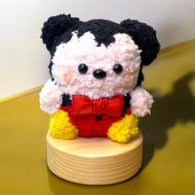 Load image into Gallery viewer, Fuzzy Mouse Guy Crochet Keychain K0207
