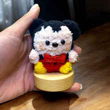 Load image into Gallery viewer, Fuzzy Mouse Guy Crochet Keychain K0207