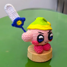 Load image into Gallery viewer, Pink Bubble Sword Boy Crochet Figure K0209