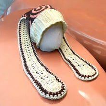 Load image into Gallery viewer, Long Ear Brownie Pink Bunny Beanie