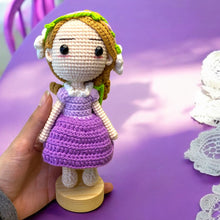 Load image into Gallery viewer, Royal Nature Girl Crochet Figure K0216