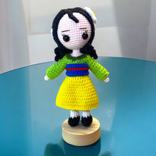 Load image into Gallery viewer, Wise Kimono Girl Crochet Figure K0217