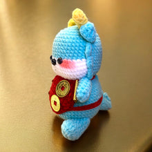 Load image into Gallery viewer, Lucky Dragon Crochet Figure K0303