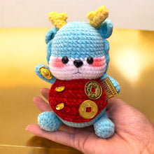 Load image into Gallery viewer, Lucky Dragon Crochet Figure K0303