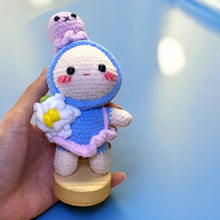 Load image into Gallery viewer, Jelly Baby Girl Soft Crochet Keychain K0310
