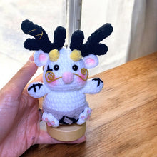 Load image into Gallery viewer, Lucky Dragon Brothers Soft Crochet Keychain K0311