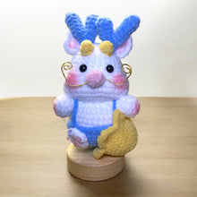 Load image into Gallery viewer, Lucky Dragon Brothers Soft Crochet Keychain K0311