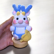 Load image into Gallery viewer, Lucky Dragon Brothers Soft Crochet Keychain K0311