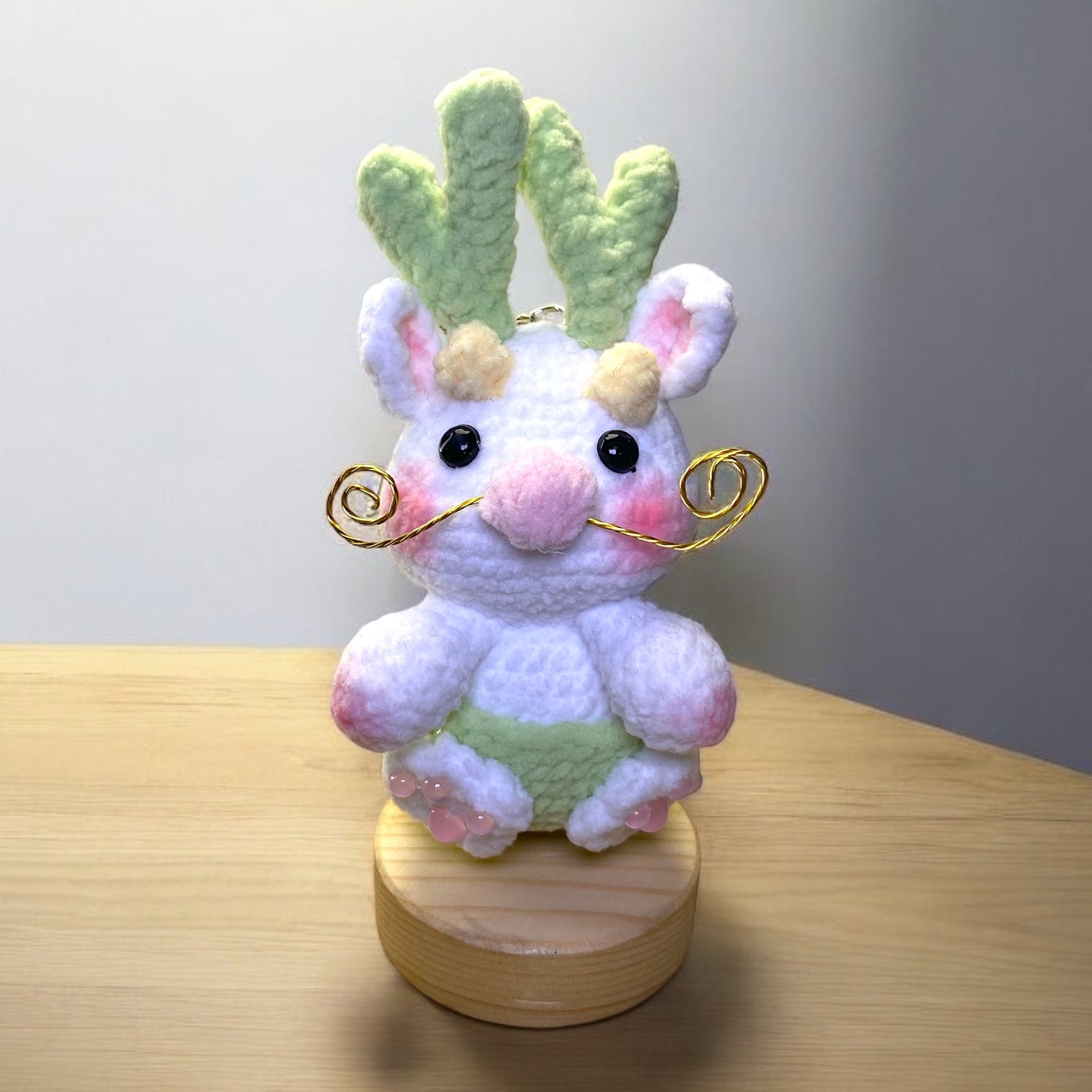 Lucky Dragon Brothers Soft Crochet Keychain K0311 – ColorfulSheep