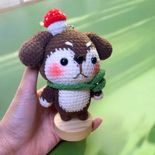 Load image into Gallery viewer, Grumpy Brown Mushroom Puppy K0312