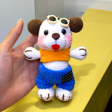 Load image into Gallery viewer, Stylish Pups Soft Crochet Keychain K0316