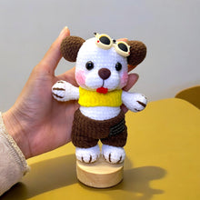Load image into Gallery viewer, Stylish Pups Soft Crochet Keychain K0316