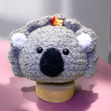 Load image into Gallery viewer, Dumpling Fuzzy Pals Soft Crochet Keychain K0319