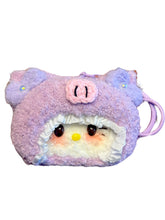 Load image into Gallery viewer, Cute Flat Animal Pie Crochet Keychain K027