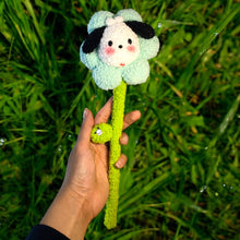 Load image into Gallery viewer, Crocheted Cute Animal Lover Color Flower K0434