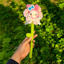 Load image into Gallery viewer, Crocheted Cute Animal Lover Color Flower K0434