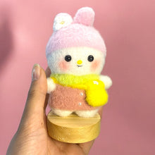 Load image into Gallery viewer, Picnic Time Animal Fuzzy Friends Crochet Keychain K0509