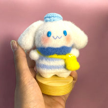 Load image into Gallery viewer, Picnic Time Animal Fuzzy Friends Crochet Keychain K0509