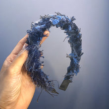 Load image into Gallery viewer, Extravagantly Fuzzy It Girl Crocheted Headband K0511