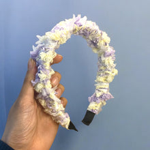 Load image into Gallery viewer, Extravagantly Fuzzy It Girl Crocheted Headband K0511