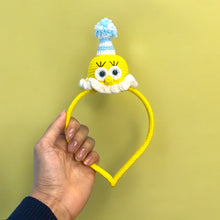 Load image into Gallery viewer, Party Hat Besties Crocheted Headband K0513