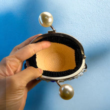 Load image into Gallery viewer, Mermaid Blue Jeweled Queen Crocheted Full Body Bag K0517