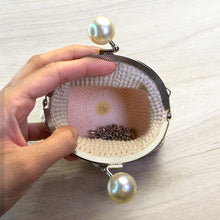 Load image into Gallery viewer, Icy Blue Mermaid Princess Crocheted Full Body Bag K0528