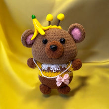 Load image into Gallery viewer, Bear Bee Micro Premium Crochet Figure K0549
