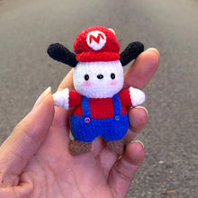 Load image into Gallery viewer, Working White Pup Micro Premium Crochet Figure K0550