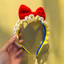 Load image into Gallery viewer, Flashy Yarn Crocheted Headband K0551