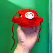 Load image into Gallery viewer, M Guy Pet Hat & Collar Crochet Costume Set for Small Pet K0553