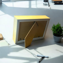 Load image into Gallery viewer, Enchanted Glow: Handmade Micro Crochet Pastel Mushroom Scene Shadowbox with Fireflies K0229