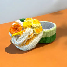Load image into Gallery viewer, Just A Big Cupcake Secret Cake Crocheted Container K0233