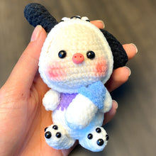 Load image into Gallery viewer, Cute Piggy in Doggy Costume Crochet Keychain K002
