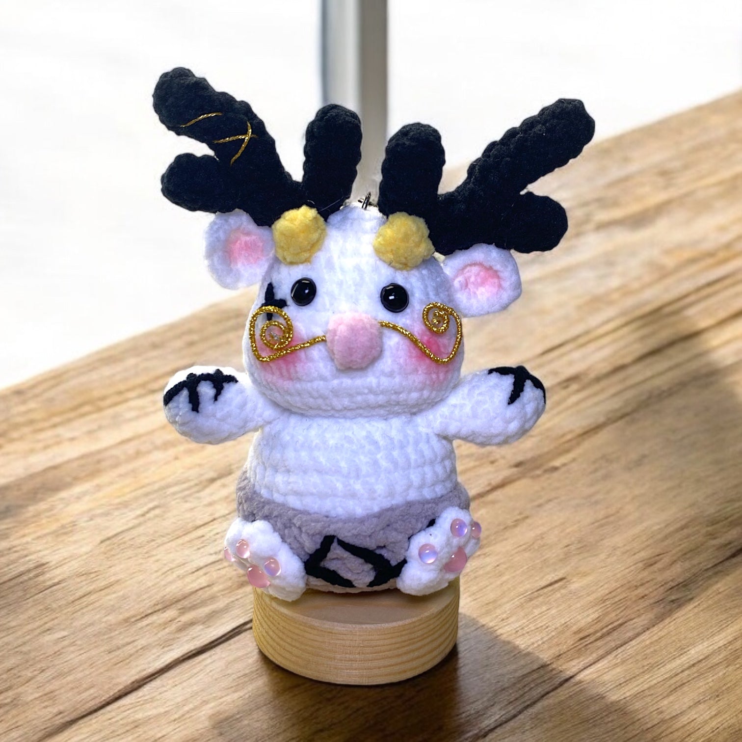 Lucky Dragon Brothers Soft Crochet Keychain K0311 – ColorfulSheep