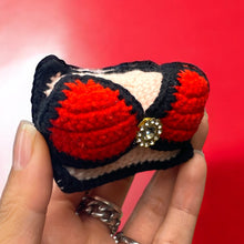 Load image into Gallery viewer, Funny BooBie Pillow Crochet Keychain K0405
